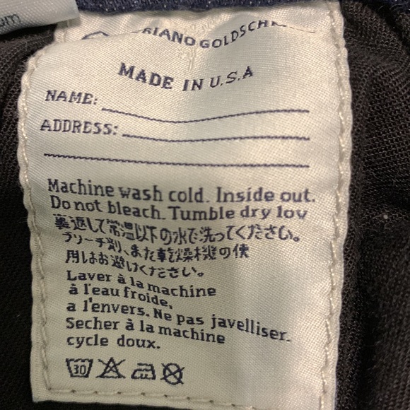 ❄️ADRIANO GOLDSCHMIED Jeans Size 29R Great Condition Dark Denim - Picture 9 of 9